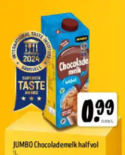Jumbo Jumbo chocolademelk halfvol aanbieding