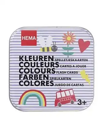 HEMA HEMA Spelletjeskaarten Kleuren aanbieding