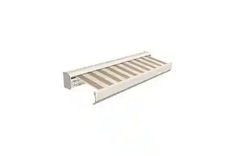 Makro Domasol Elektrische zonneluifel F30 500 x 300 cm zand/crème gestreept aanbieding