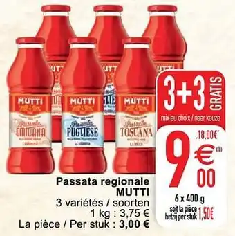 Cora Passata regionale mutti aanbieding