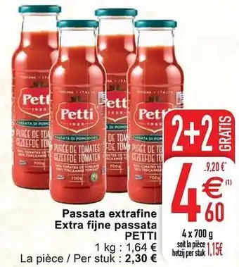 Cora Passata extrafine extra fijne passata petti aanbieding