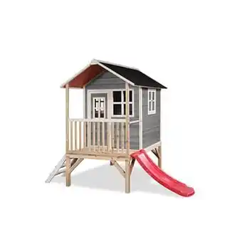 Brico EXIT Loft 300 houten speelhuis grijs aanbieding