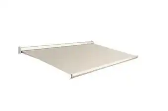 Domasol Manuele zonneluifel F10 550 x 250 cm zand/crème gestreept