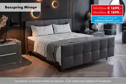 Woonsquare Boxspring Mirage aanbieding