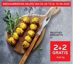 CenB Balletjes brochette aanbieding
