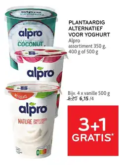 CenB Alpro plantaardig alternatief voor yoghurt aanbieding