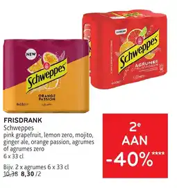 CenB schweppes frisdrank aanbieding