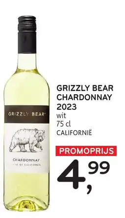 CenB Grizzly bear chardonnay aanbieding