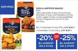 CenB Mora oven & airfryer snacks aanbieding