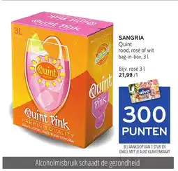 CenB Quint sangria aanbieding