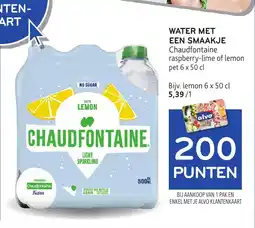 CenB Water met een smaakje aanbieding