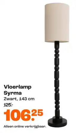 Kwantum Vloerlamp Syrma aanbieding