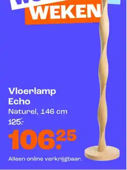 Kwantum Vloerlamp Echo aanbieding