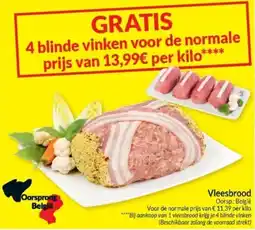 Intermarché Vleesbrood aanbieding