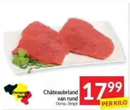 Intermarché Châteaubriand van rund aanbieding