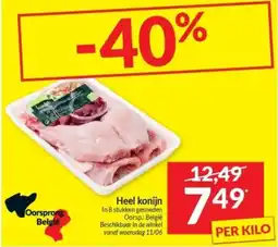 Intermarché Heel konijn aanbieding