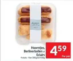 Intermarché Hoorntjes berlinerbollen of eclairs aanbieding