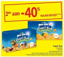 Intermarché Capri-Sun aanbieding
