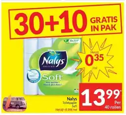 Intermarché Nalys Toiletpapier Soft aanbieding