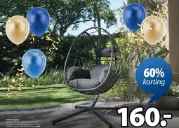 Jysk Bork Hangstoel aanbieding