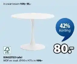 Jysk Ringsted Tafel aanbieding