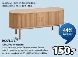Jysk Royal Oak Lyngvig TV Meubel aanbieding