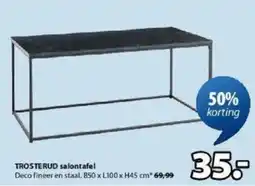 Jysk Trosterud salontafel aanbieding