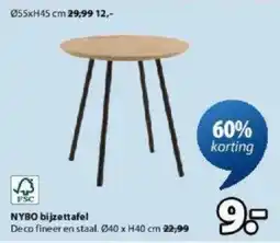 Jysk Nybo Bijzettafel aanbieding