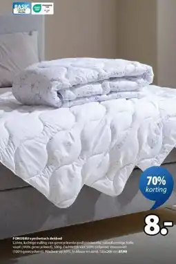 Jysk Fondsbu synthetisch dekbed aanbieding