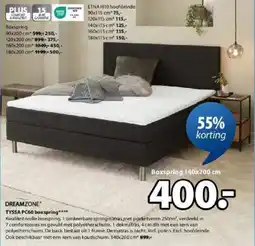 Jysk Dreamzone Tyssa PC60 Boxspring aanbieding