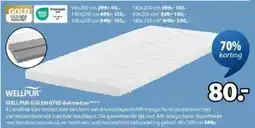 Jysk Well Pur Gulen GT65 Dekmatras aanbieding