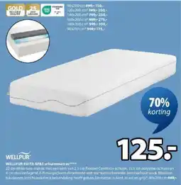 Jysk Wellpur Kvita GF85 Schuimmatras aanbieding
