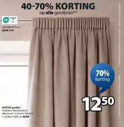 Jysk Austra Gordijn aanbieding