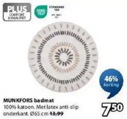Jysk Munkfors badmat aanbieding
