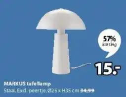 Jysk Markus Tafellamp aanbieding