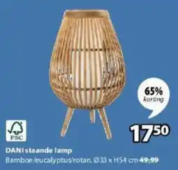 Jysk Dani staande lamp aanbieding