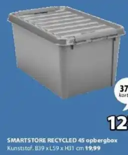 Jysk Smartstore recycled 45 opbergbox aanbieding
