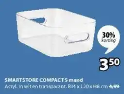 Jysk Smartstore compacts mand aanbieding