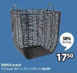Jysk Berge mand aanbieding