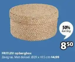 Jysk Fritlev Opbergbox aanbieding