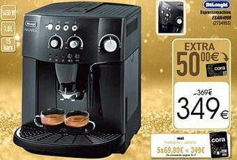 Cora Delonghi espressomachine esam400b aanbieding