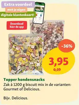 Maxi Zoo Topper hondensnacks aanbieding