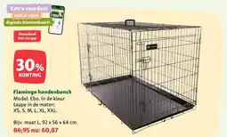 Maxi Zoo Flamingo hondenbench aanbieding