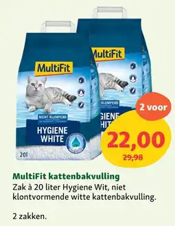 Maxi Zoo MultiFit kattenbakvulling aanbieding