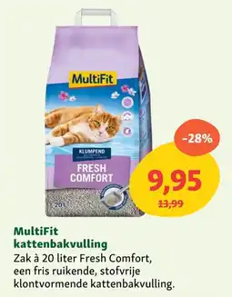 Maxi Zoo MultiFit kattenbakvulling aanbieding