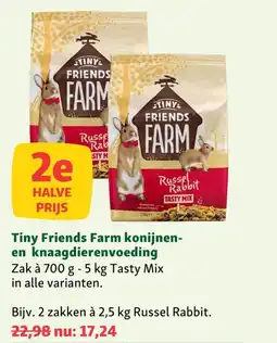 Maxi Zoo Tiny friends farm konijnen en knaagdierenvoeding aanbieding