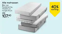 Leen Bakker Alle matrassen aanbieding