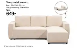 Leen Bakker Slaapzetel Novara aanbieding