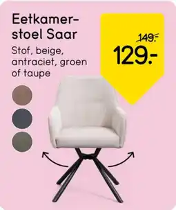 Leen Bakker Eetkamer stoel Saar aanbieding