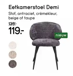 Leen Bakker Eetkamerstoel Demi aanbieding
